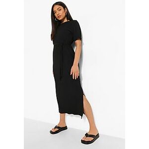 Petite Midi Belted T-shirt Dress    Female