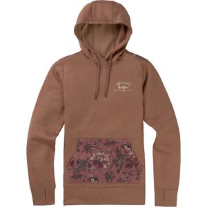 Burton Wms Oak Pullover Hoodie Tech Fleece Brownie Xs BROWNIE