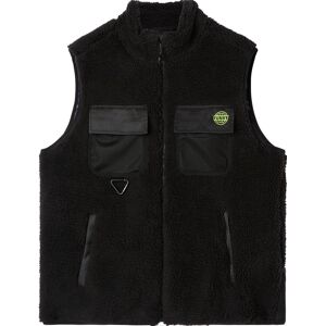 Funky Grog Sherpa Vest Black L BLACK