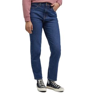 Lee Carol Straight Fit Jeans Blå 26 / 31 Kvinde