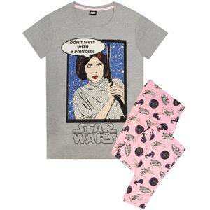 Star Wars Pyjamasæt til kvinder/damer med prinsesse Leia