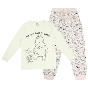 Winnie the Pooh Dame/Ladies Lets Get Back To Nature langt pyjamasæt
