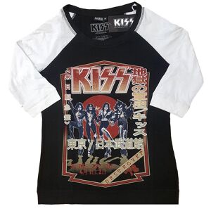 Kiss Ladies Raglan T-Shirt: Destroyer Tour '78 (XXX-Large)