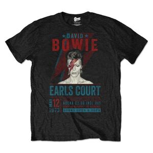 David Bowie Unisex Eco T-Shirt: Earls Court '73 (Large)