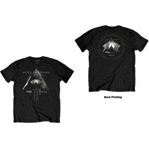 Alice In Chains Unisex T-Shirt: Fog Mountain (Back Print) (Large)