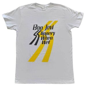 Bon Jovi Ladies T-Shirt: Slippery When Wet (Small)