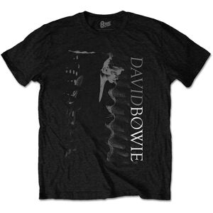 David Bowie Unisex T-Shirt: Distorted (Large)
