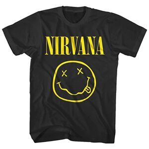 Nirvana Unisex T-Shirt: Yellow Smiley (Medium)