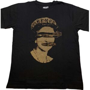 Sex Pistols - The The Sex Pistols Unisex T-Shirt: God Save The Queen (Diamante) (Large)