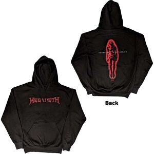 Megadeth Unisex Pullover Hoodie: Countdown To Extinction (Back Print) (X-Large)