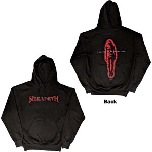 Megadeth Unisex Pullover Hoodie: Countdown To Extinction (Back Print) (Large)