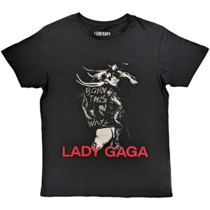 Lady Gaga Unisex T-Shirt: Leather Jacket (Large)