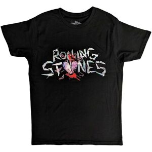 Rolling Stones - The The Rolling Stones Unisex T-Shirt: Hackney Diamonds Glass Logo (Large)