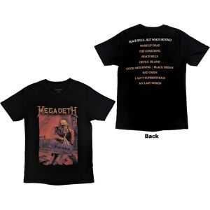 Megadeth Unisex T-Shirt: Peace Sells Album Cover (Back Print) (Large)