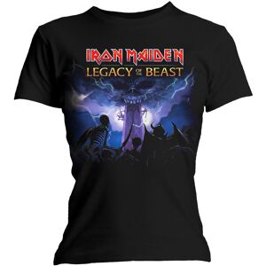 Iron Maiden Dame/kvinder Legacy Army Skinny T-shirt til kvinder/damer