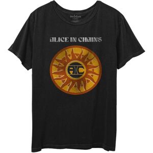 Alice In Chains Unisex voksen cirkel sol Vintage bomulds T-shirt
