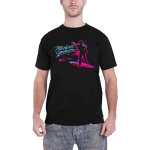 Michael Jackson Unisex T-shirt i neon bomuld til voksne