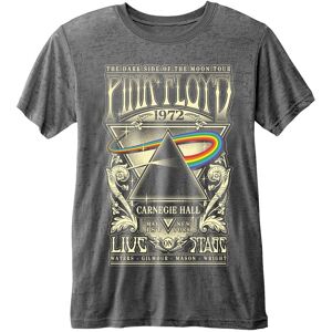 Pink Floyd Unisex T-shirt til voksne med udbrændt Carnegie Hall