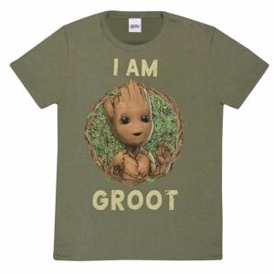 I Am Groot Unisex voksen Baby Groot Badge T-shirt