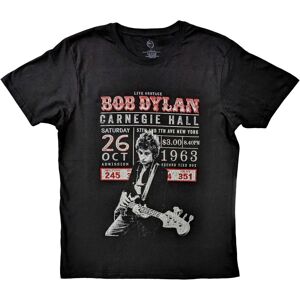Bob Dylan Unisex Adult Carnegie Hall ´63 Cotton T-Shirt