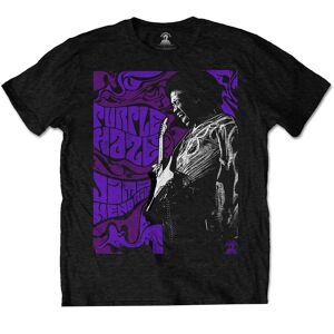 Jimi Hendrix Unisex Adult Purple Haze Cotton T-Shirt