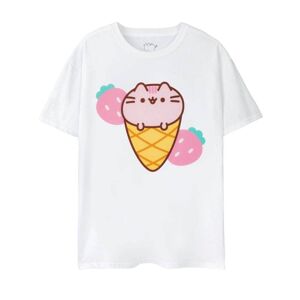 Pusheen Womens/Ladies Ice Cream T-Shirt