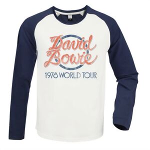 Amplified Unisex Adult 1978 World Tour David Bowie Vintage T-Shirt