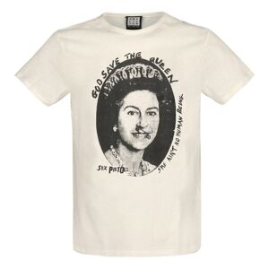 Amplified Unisex Adult God Save The Queen Sex Pistols Vintage T-Shirt