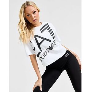 Emporio Armani EA7 Split Logo T-Shirt, White