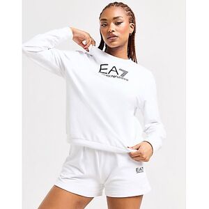 Emporio Armani EA7 Train Sweatshirt/Shorts Set, White