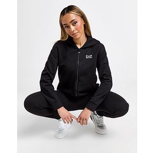 Emporio Armani EA7 Essential Full Zip Hooded Tracksuit, Black