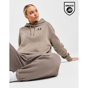 Under Armour Essential Fleece Oversized Hoodie, Brown