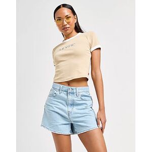 Levis LEVI'S High Waisted Mom Shorts, Blue