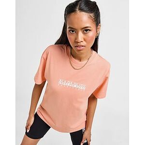 Napapijri Box Logo T-Shirt, Pink