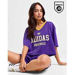 adidas Originals Varsity Mesh T-Shirt, Purple