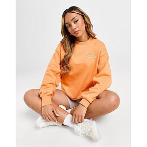 Gym King Linear Crew Sweatshirt, Orange