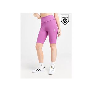 adidas Originals Essential Ribbed Cycle Shorts, Purple