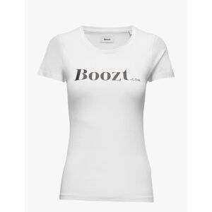 Boozt Merchandise Womens Stretch O-Neck Tees/S T-shirt Top Hvid Boozt Merchandise