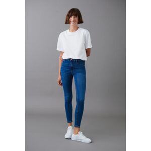 Gina Tricot - Molly high waist jeans - Highwaist Jeans- Blue - S - Female  Female Blue