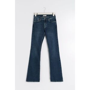 Gina Tricot - Low waist tall bootcut jeans - low waist jeans- Blue - 34 - Female  Female Blue