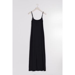 Gina Tricot - Soft touch maxi slip dress - lange kjoler- Black - M - Female  Female Black