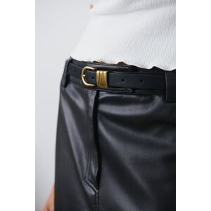Gina Tricot - Detail belt - Bælter- Black - M/L - Female  Female Black