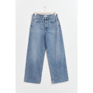 Gina Tricot - Baggy tall wide jeans - loose jeans- Blue - 34 - Female  Female Blue