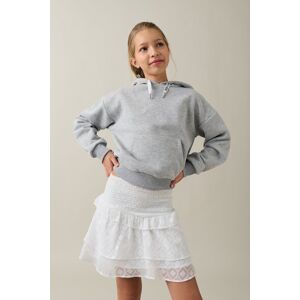 Gina Tricot - Y frill skirt - Nederdele- White - 134/140 - Female  Female White