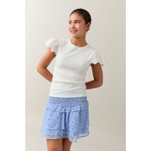 Gina Tricot - Y frill skirt - Nederdele- Blue - 170 - Female  Female Blue