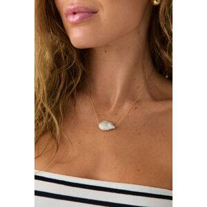 Gina Tricot - Natural pearl necklace - Halskæde- White - ONESIZE - Female  Female White