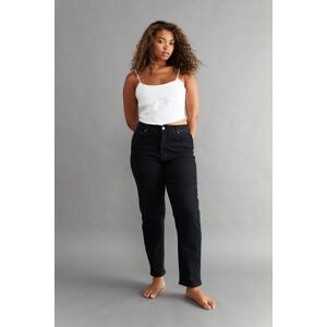 Gina Tricot - Comfy mom jeans - Mom Jeans- Black - 32 - Female  Female Black