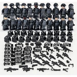 LEIGELE Militære serier samlet skurk 22 minifigurer Black 1SET