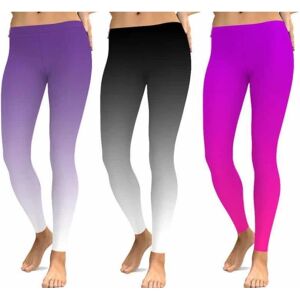 Sweden Quickstyle Melerede leggings i 3 forskellige farver Purple S