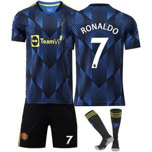 TFXHUA Fodboldsæt Fodboldtrøje Trænings-T-shirt Ronaldo 26（10-11Years）